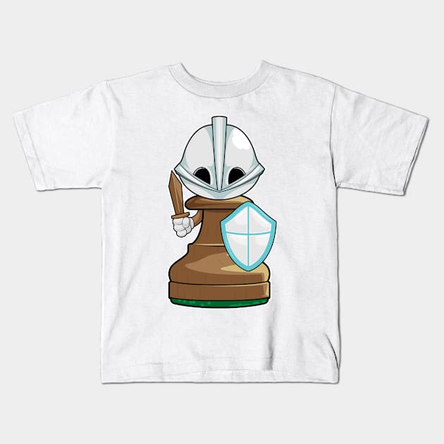 Chess piece Pawn Chess Kids T-Shirt by Markus Schnabel